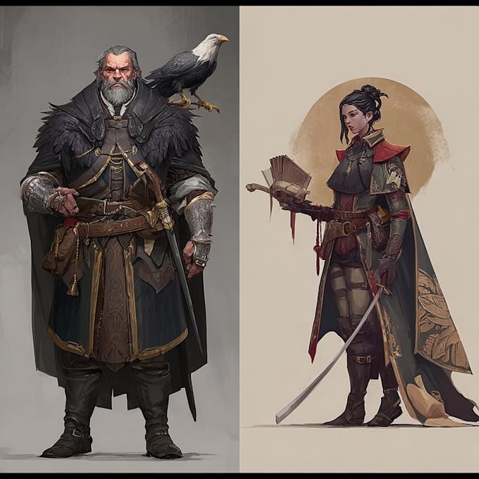 dnd character art and dnd character art