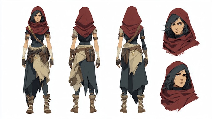 do 2d character design of any kind