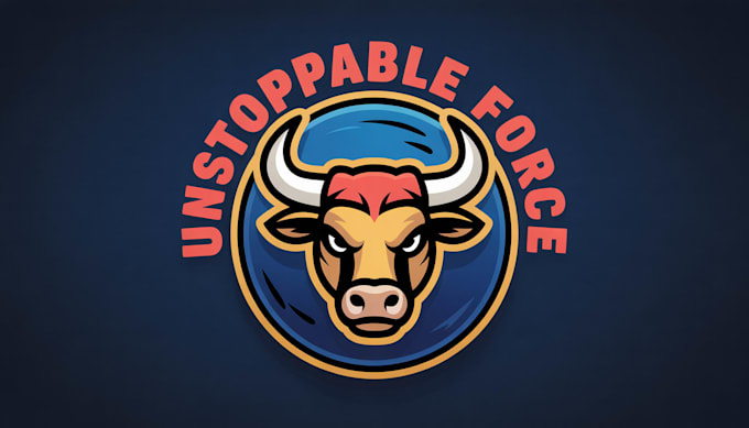 do unique bull head logo with creative concepts