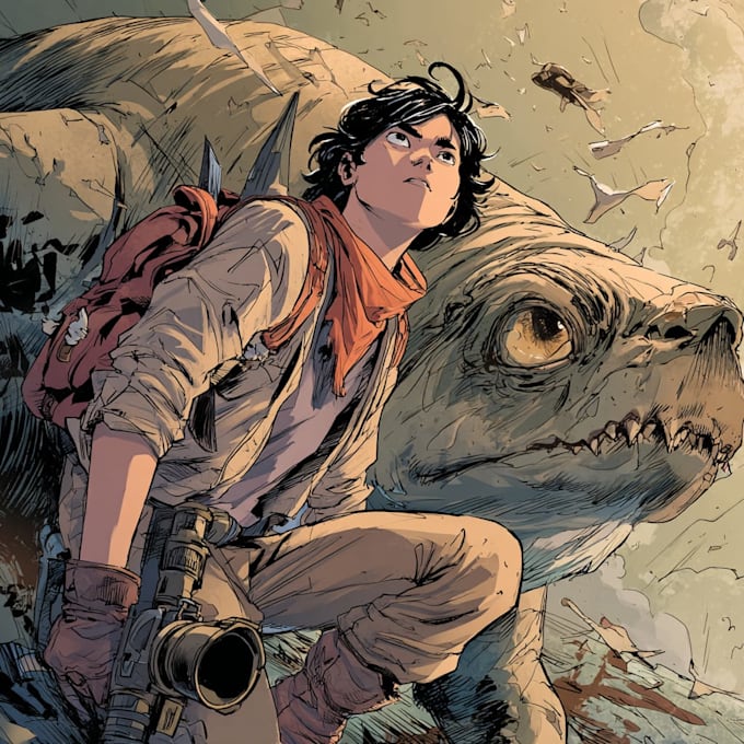 draw comic book illustration with comic book illustrator