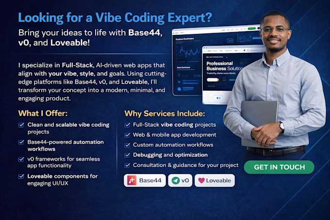 develop fix lovable ai web apps, saas mvp , vibe coding, supabase, loveable