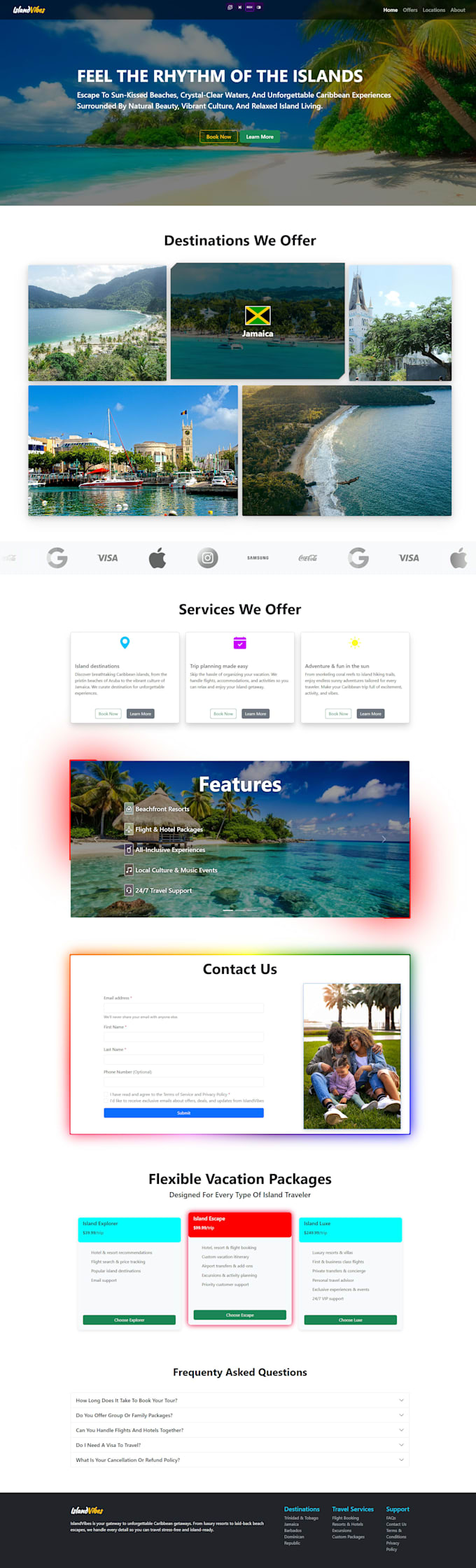 design a modern responsive website using HTML CSS and bootstrap
