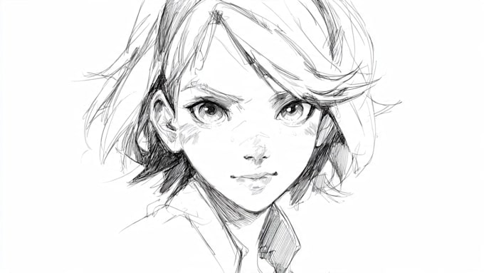 sketch you anime sketch art