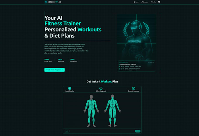 build full stack website with mern nextjs and ai integration