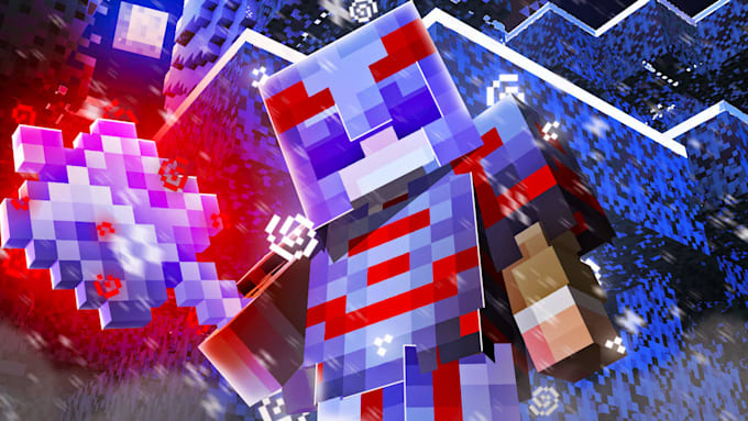 create eye catching minecraft smp style thumbnail in under 20h