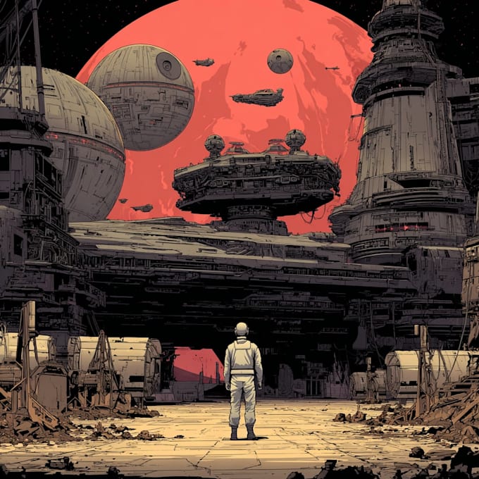 sci fi illustration and sci fi art