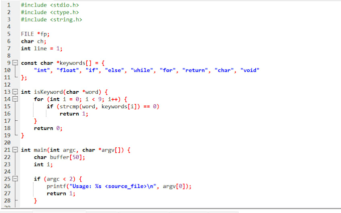 develop lexer, parser, and compiler in c cpp or java