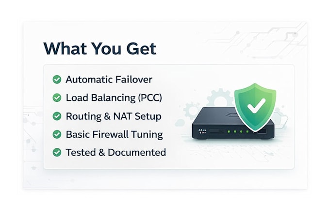 setup mikrotik dual wan failover and load balancing