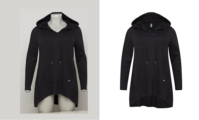 do ghost mannequin editing for shopify store