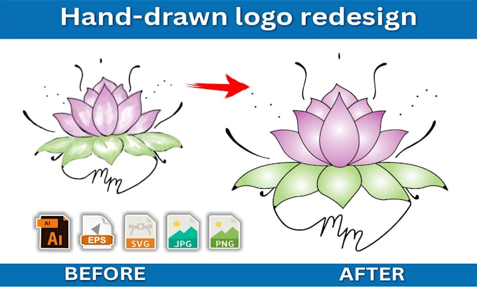 modify retrace edit rework enhance change and upgrade your logo or image
