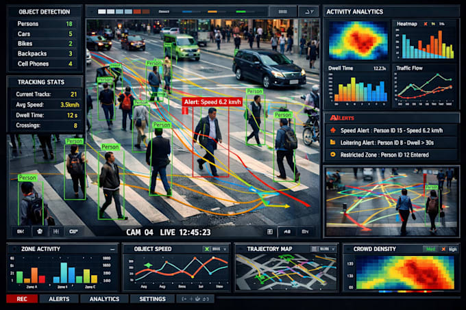 develop ai motion tracking and video analysis computer vision solution