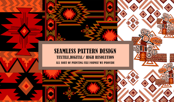 design unique seamless pattern for textile fabric prints