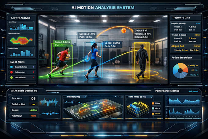 do custom ai motion analysis and object tracking for video application