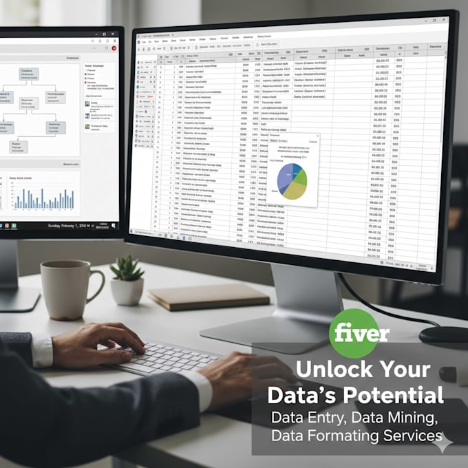 data entry, data mining, data formatting