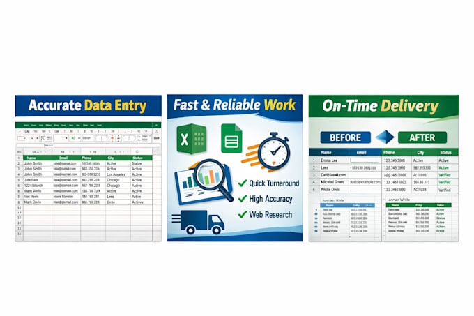 do accurate web research and data collection