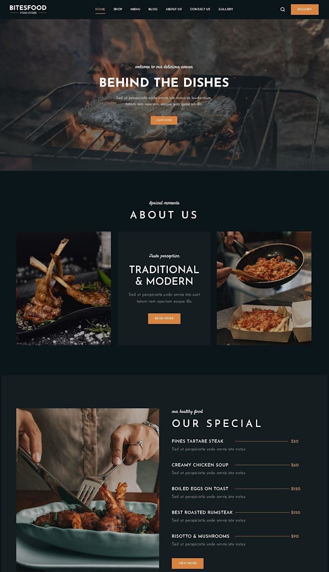 your shopify or wordpress web site in 24h with hight quality and modern design