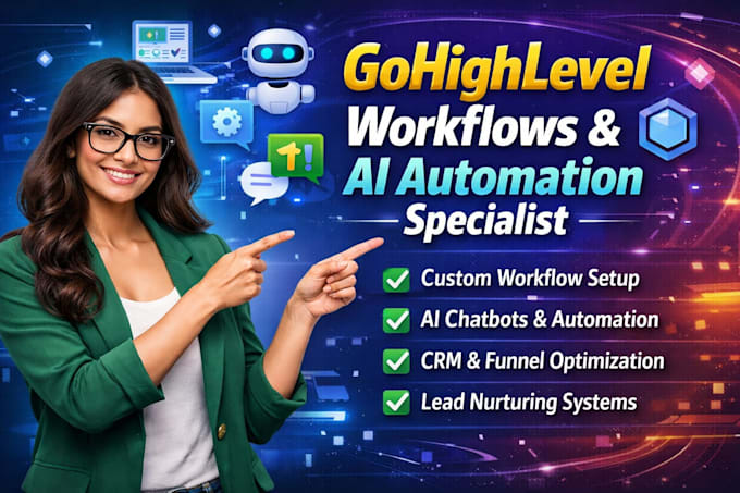 create powerful gohighlevel workflows and ai automation ghl specialist