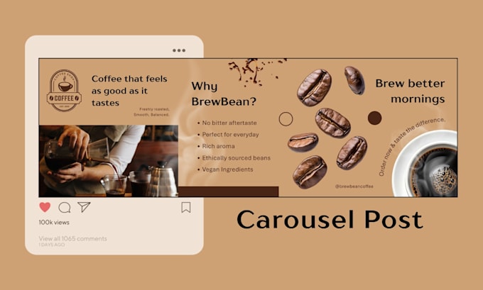 design carousel post for instagram or linkedin