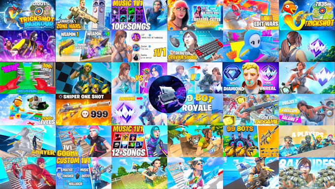 create a fortnite thumbnail 3d youtube and creative render map