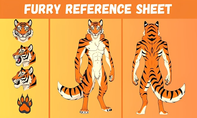 create fursona ref sheet furry reference sheet furry ref sheet nsfw art oc