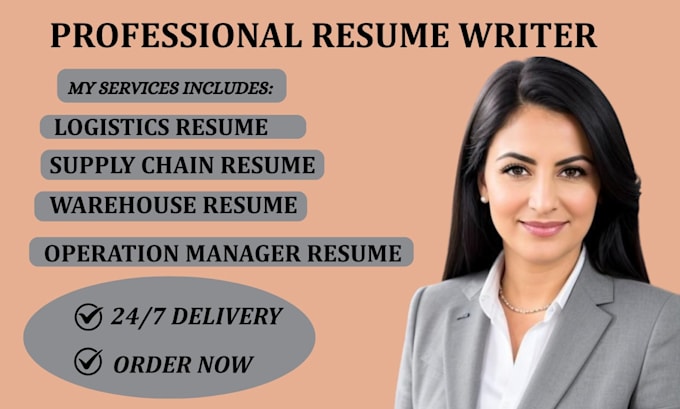 write a logistics supply chain warehouse operation manager resume