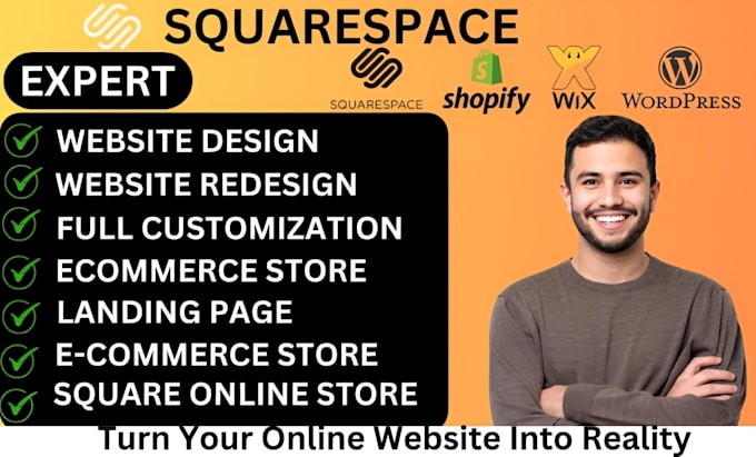 build business square website design, square online store ecommerce store square