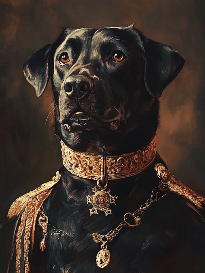 do a custom pet portrait, dog portrait, cat portrait