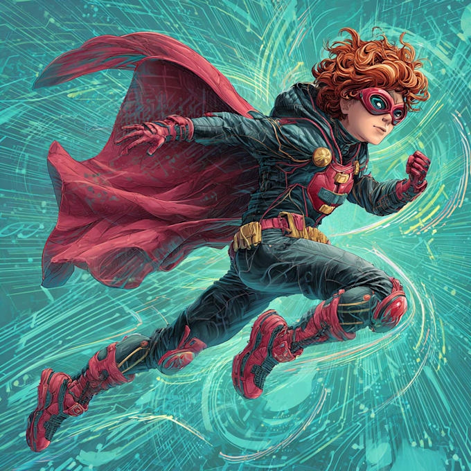 draw you a superhero character