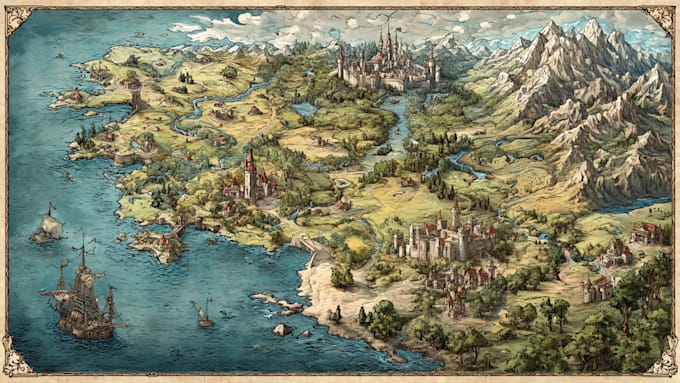 create custom medieval maps for your next fantasy novel