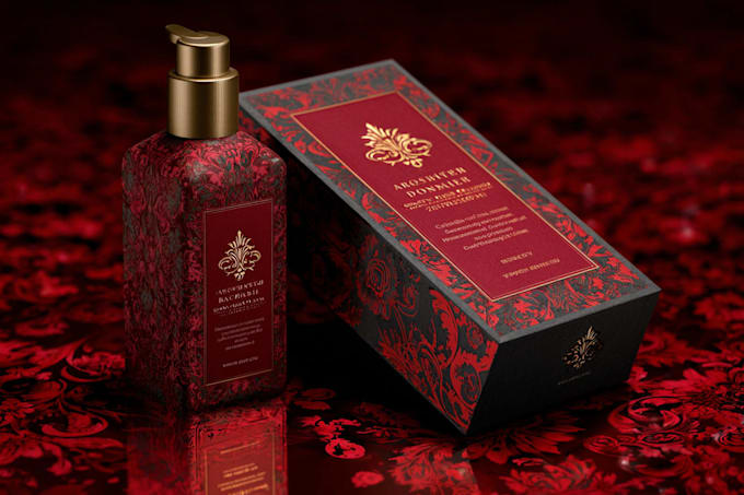 design supplement or hemp product packaging box and label
