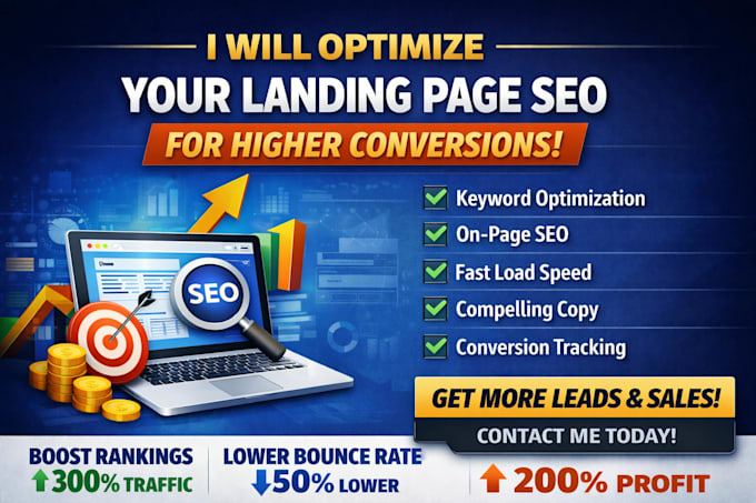 optimize landing page SEO for higher conversions