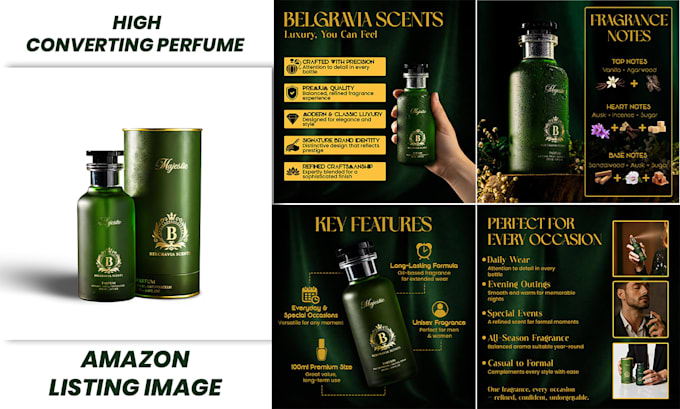 design creative product graphics and hero images for your amazon store