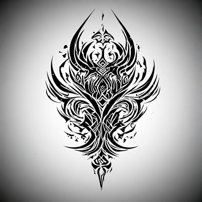 design professional tribal tattoo illustrations
