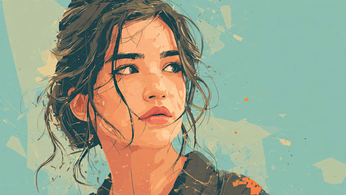 draw your amazing realistic vector portrait