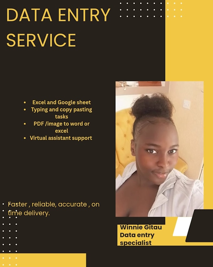 do accurate data entry