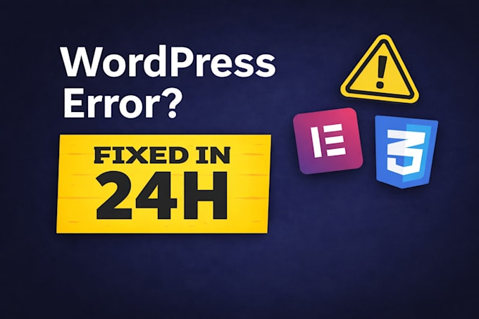 fix wordpress CSS, HTML and elementor bugs fast
