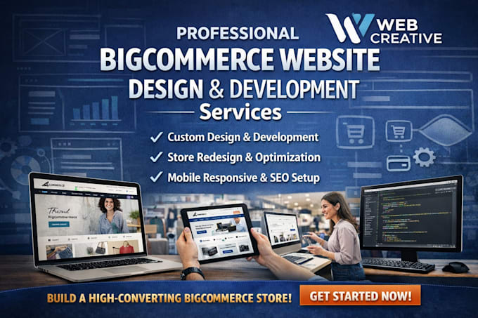 design and customize bigcommerce website development redesign bigcommerce store