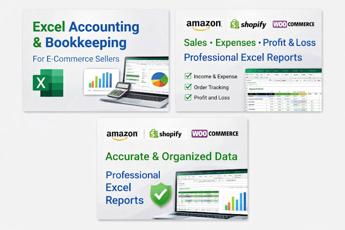 manage e commerce accounting and bookkeeping in excel