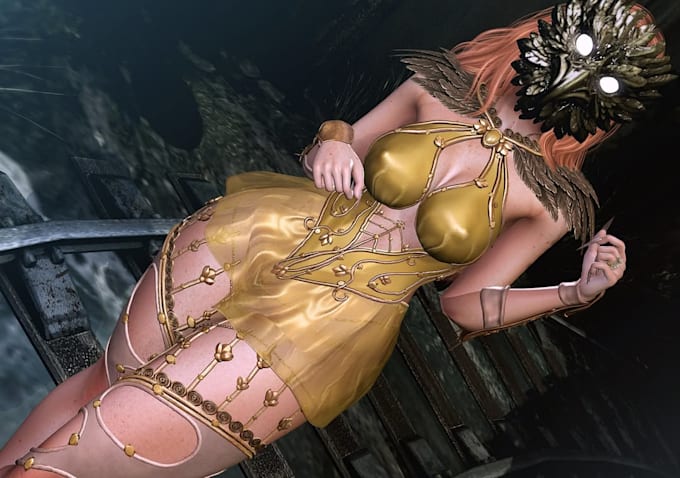 create high quality 3d designs for second life