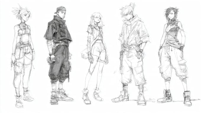 design characters concept sketch art