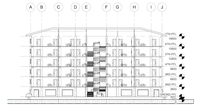 convert your sketches to professional autocad 2d
