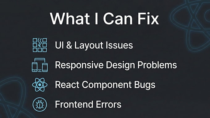 fix react bugs and improve UI responsiveness