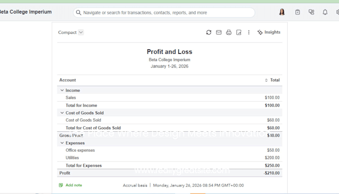 do financial analysis, income statement, financial reporting