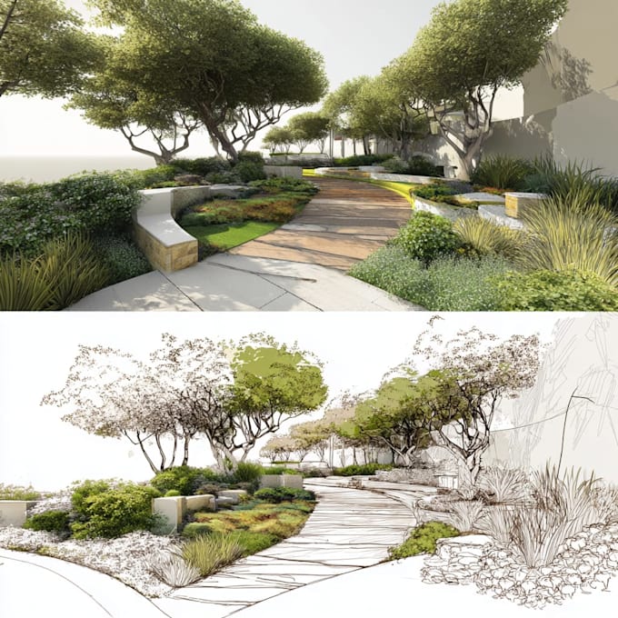 landscape design garden outdoor backyard, pool uae based