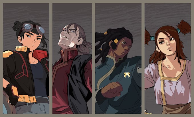 create original characters for games and stories
