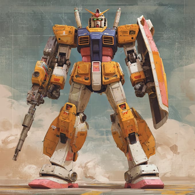 illustrate your mecha, robot and armored characters