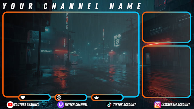 make modern obs stream overlay