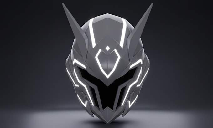 model anime, game or sci fi cosplay helmets and masks stl