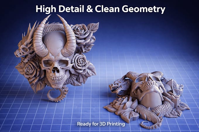 create high quality 3d print ready models for flawless 3d printing
