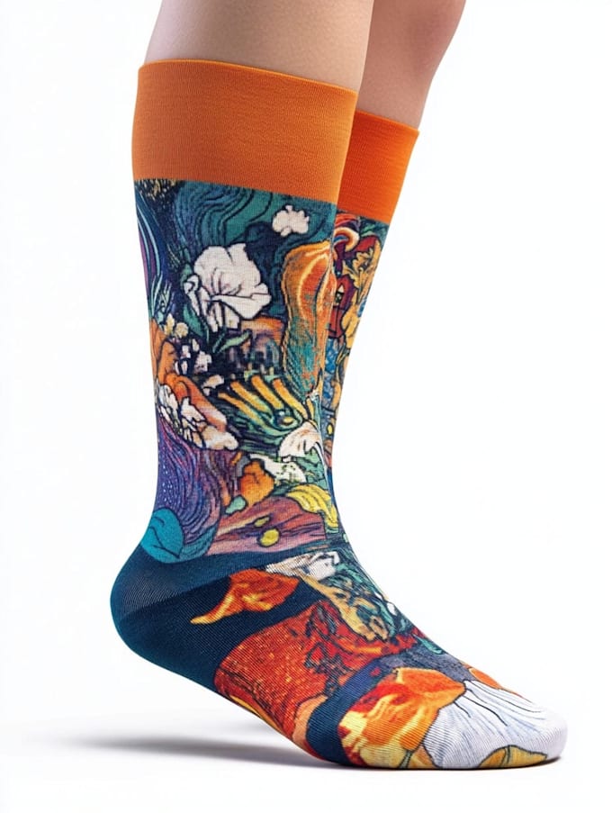 unique socks design and custom socks design